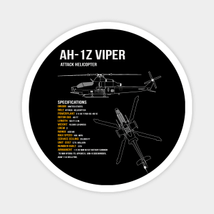 AH-1Z Viper Helicopter Magnet